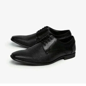 SOLEPLAY by Westside BlackTextured Derby Shoes Men's Size 43 (9)